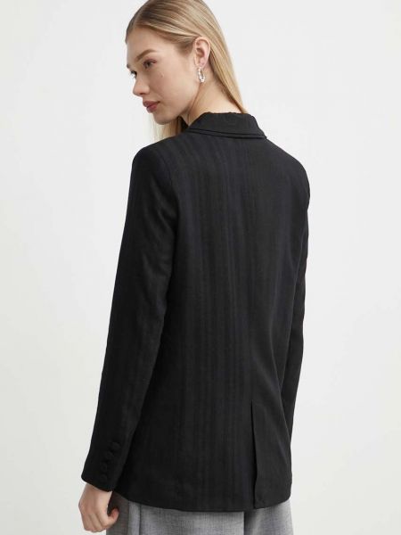 Однотонный пиджак Desigual черный