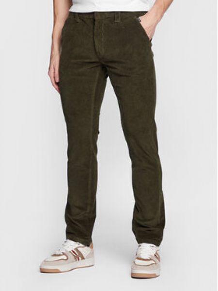 Pantaloni slim fit Blend verde