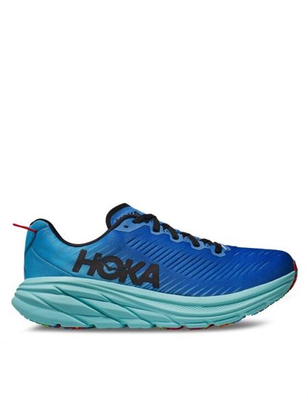 Běžecké boty relaxed fit Hoka modré
