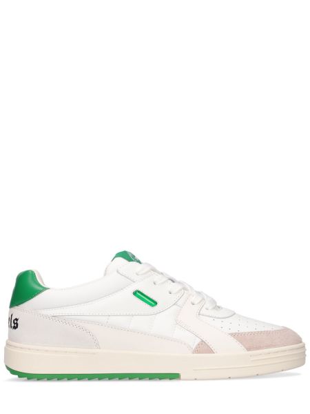 Sneakers i läder Palm Angels vit