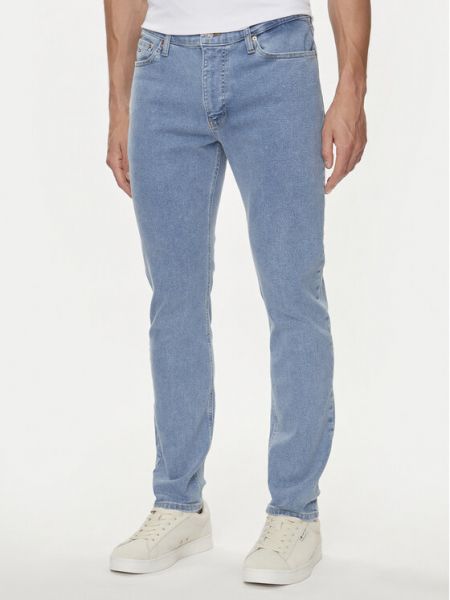 Priliehavé skinny fit džínsy Tommy Jeans modrá