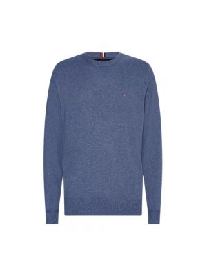 Niebieski pulower bawełniany Tommy Hilfiger