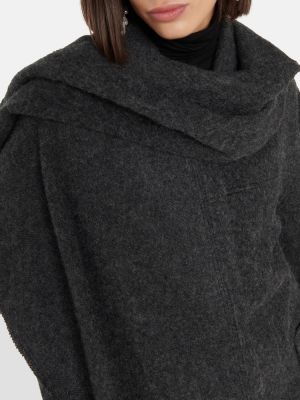 Cappotto di lana Marant étoile grigio