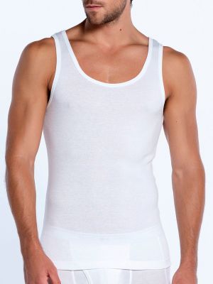 Camiseta de algodón de punto Punto Blanco blanco