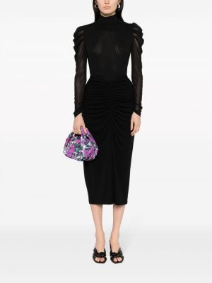 Midi sukně Dvf Diane Von Furstenberg černé