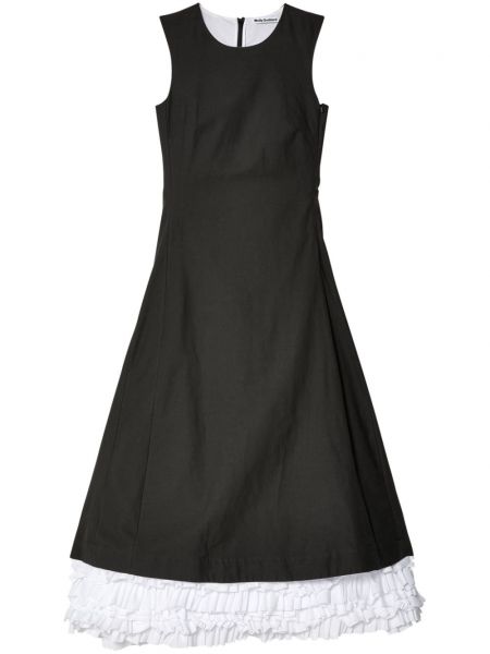 Памучна рокля Molly Goddard черно