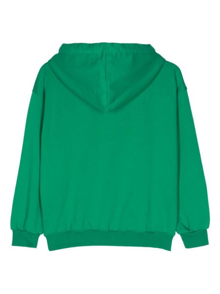 Langes sweatshirt mit stickerei aus baumwoll Giada Benincasa grün