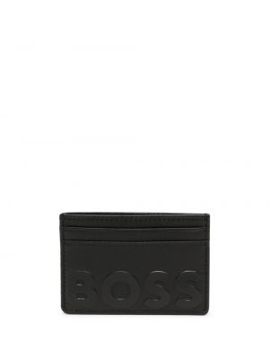 Kožená peňaženka Boss čierna