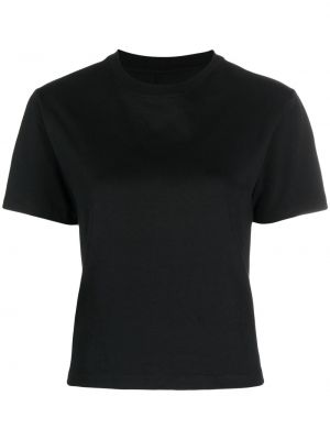 Βαμβακερή μπλούζα Armarium μαύρο
