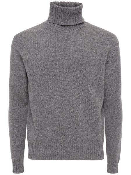 Cashmere ull turtleneck Ami Paris grå