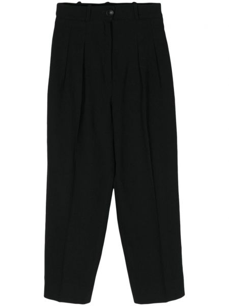 Pantalon droit Hermès Pre-owned noir