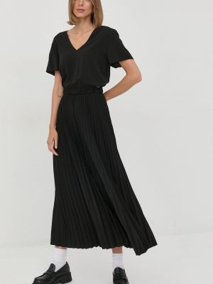Armani Exchange ruha fekete, maxi, egyenes
