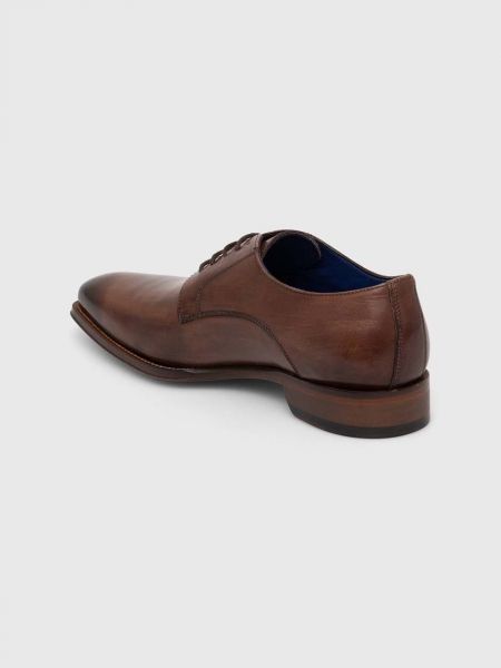 Pantofi din piele Wojas maro