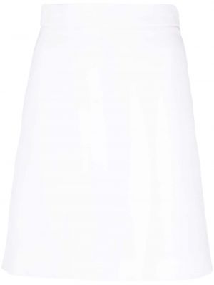 Falda plisada Alexander Mcqueen blanco