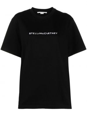 T-shirt di cotone con stampa con motivo a stelle Stella Mccartney