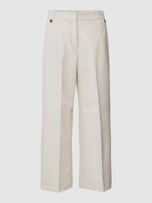 Spodnie z wiskozy Max&co. białe