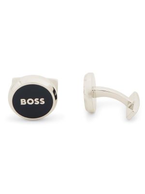 Manšetni gumbi z gumbi Boss črna