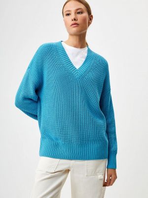 Голубой пуловер Sela