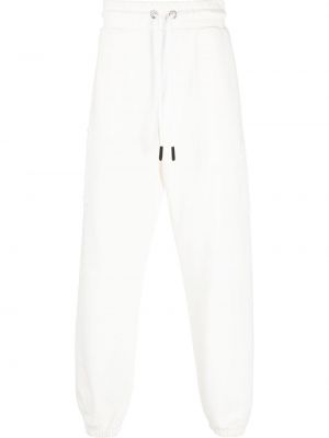 Pantalon de joggings avec applique Palm Angels blanc