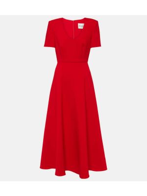 Sukienka midi Roland Mouret czerwona