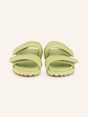 Pantofle Gia Borghini zelené