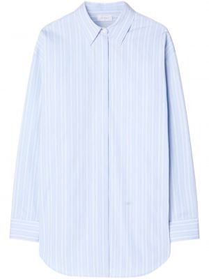 Ριγέ πουκάμισο με φερμουάρ Off-white