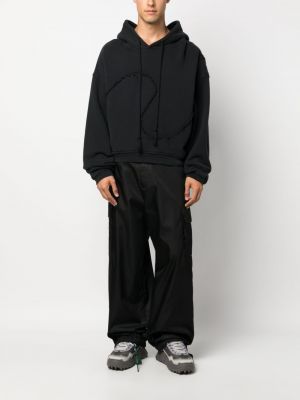 Spodnie cargo relaxed fit Off-white