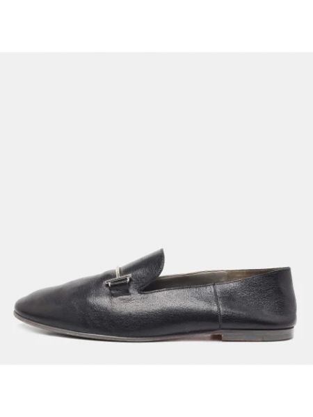 Calzado de cuero retro Hermès Vintage negro