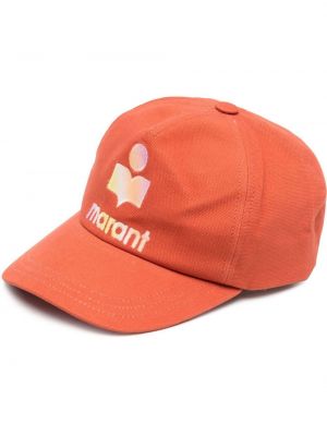 Brodert cap Isabel Marant oransje