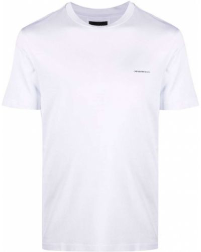 T-shirt à imprimé Emporio Armani blanc