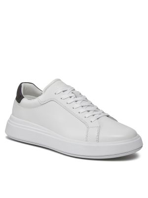 Білі мереживні туфлі на шнурівці Calvin Klein