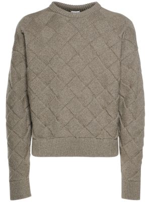 Suéter de lana de cuello redondo Bottega Veneta