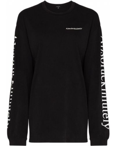 Sweatshirt aus baumwoll mit print R13 schwarz