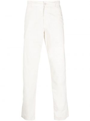 Pantaloni chino din bumbac Aspesi alb