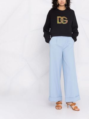 Sweatshirt mit print Dolce & Gabbana schwarz