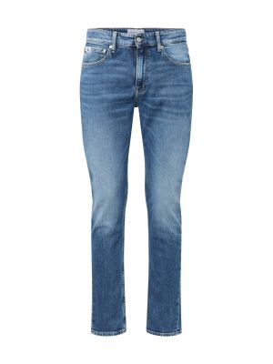 Džinsai slim fit Calvin Klein Jeans mėlyna