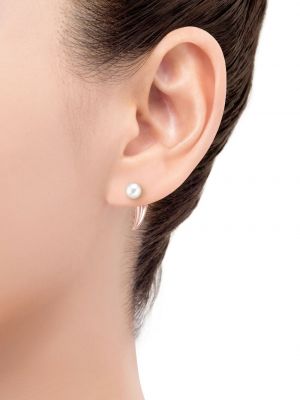 Boucles d'oreilles en or rose Tasaki