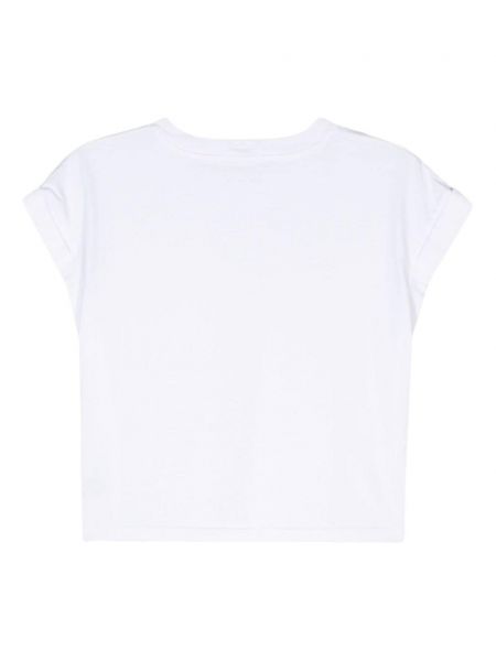 Bavlněné tričko Mother bílé
