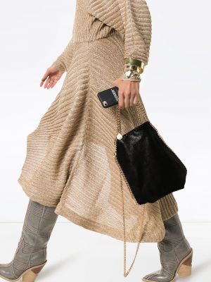 Shopperka skórzana ze skóry ekologicznej elegancka Stella Mccartney