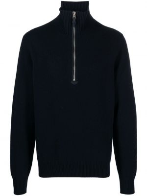 Lynlås kort sweater Tom Ford blå