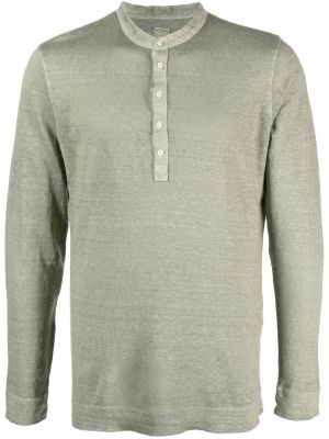 Ленен пуловер 120% Lino зелено