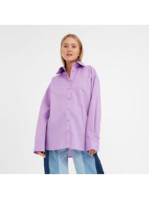 Рубашка Minaku фиолетовая