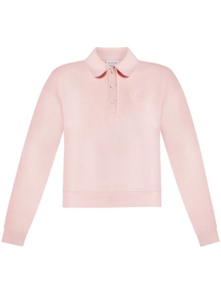 Sweatshirt aus baumwoll Lacoste pink