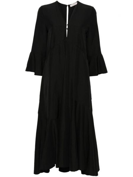 Μάξι φόρεμα Dorothee Schumacher μαύρο