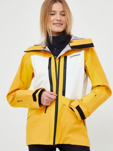 Гірськолижна куртка Peak Performance жовта