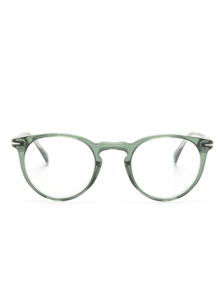 Caurspīdīgs brilles Eyewear By David Beckham zaļš
