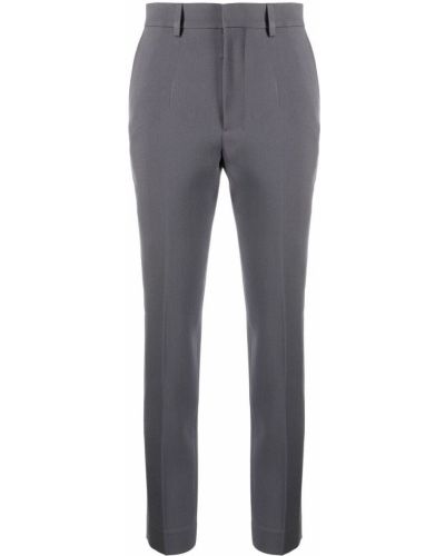 Pantalones de cintura alta slim fit Ami Paris gris