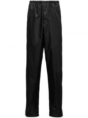 Sportovní kalhoty z nylonu Prada černé