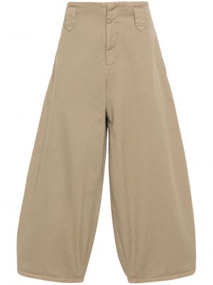 Kalhoty s výšivkou relaxed fit Société Anonyme khaki