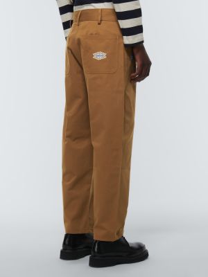 Pantaloni chino di cotone Adish marrone